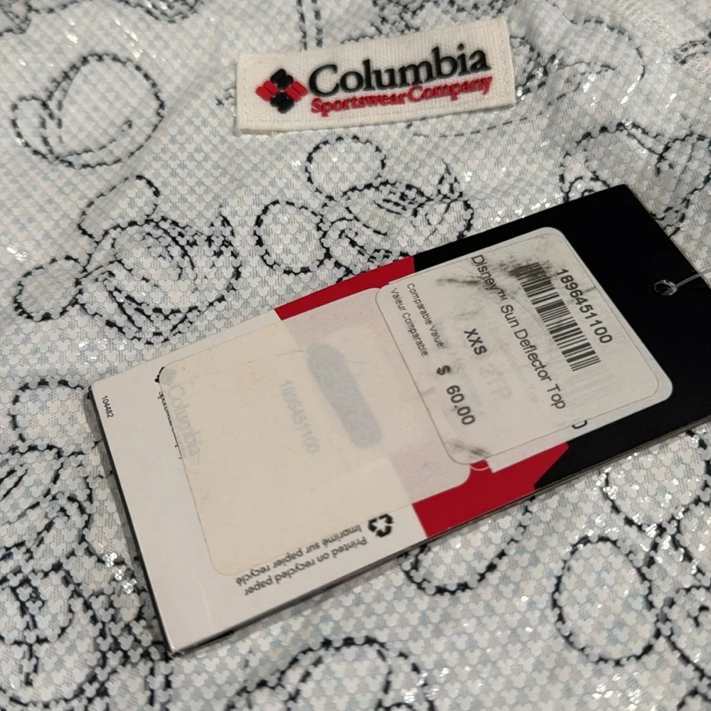 Mickey Columbia Sun Deflector Top XXS - Picture 6 of 6